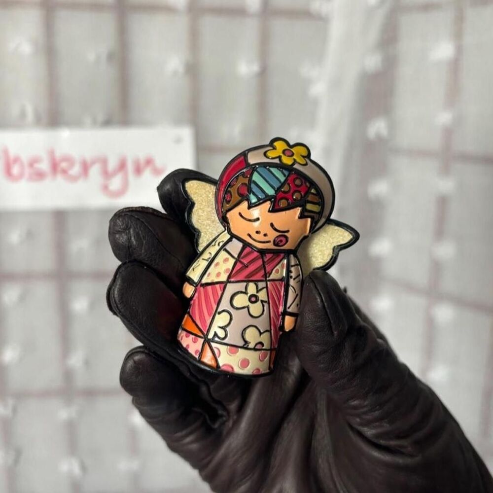 Romero Britto Miniature Angel Figurine